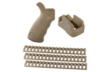 Image of ERGO AR-15 Furniture Kit - Grip, MagWell Grip and Rail Covers, Dark Earth, 6400-DE