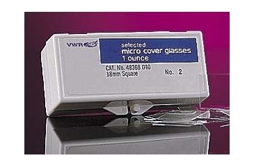 Image of Erie Scientific Micro Cover Glasses, Square, No. 2 18X18-2