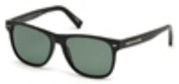 Image of Ermenegildo Zegna EZ0020 Sunglasses - Shiny Black Frame Color