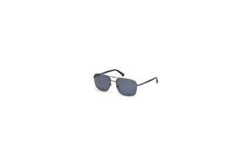 Image of Ermenegildo Zegna EZ0021 Sunglasses - Matte Gunmetal Frame Color