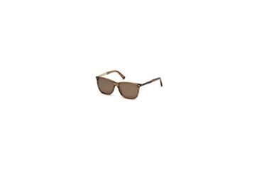 Image of Ermenegildo Zegna EZ0023 Sunglasses - Light Brown Frame Color, Roviex Polarized Lens Color