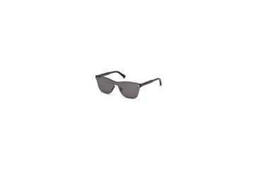 Image of Ermenegildo Zegna EZ0025 Sunglasses - Grey Frame Color, Smoke Lens Color