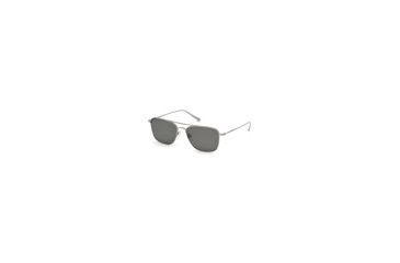 Image of Ermenegildo Zegna EZ0032 Sunglasses - Shiny Light Ruthenium Frame Color, Smoke Lens Color