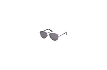 Image of Ermenegildo Zegna EZ0035 Sunglasses - Shiny Dark Ruthenium Frame Color