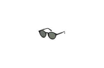 Image of Ermenegildo Zegna EZ0063 Sunglasses - Black Frame Color, Green Lens Color