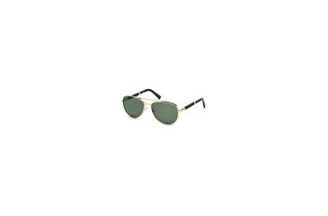 Image of Ermenegildo Zegna EZ0066 Sunglasses - Gold Frame Color, Green Lens Color