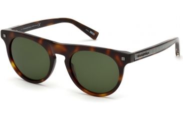 Image of Ermenegildo Zegna EZ0095 Sunglasses - Dark Havana Frame Color
