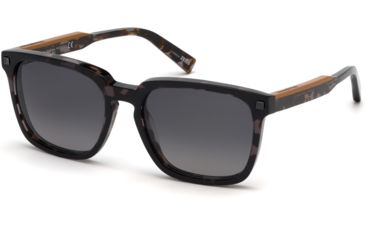 Image of Ermenegildo Zegna EZ0119 Sunglasses - Coloured Havana Frame Color, Smoke Polarized Lens Color