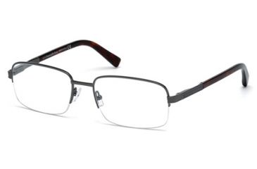 Image of Ermenegildo Zegna EZ5011 Eyeglass Frames - Shiny Gun Metal Frame Color