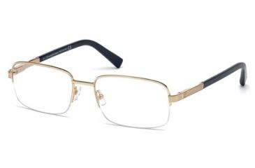 Image of Ermenegildo Zegna EZ5011 Eyeglass Frames - Shiny Rose Gold Frame Color
