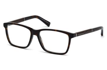 Image of Ermenegildo Zegna EZ5012 Eyeglass Frames - Dark Havana Frame Color