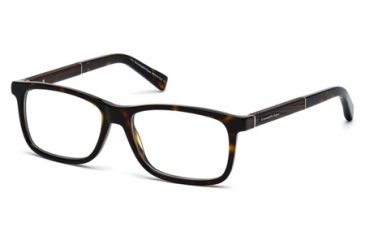 Image of Ermenegildo Zegna EZ5013 Eyeglass Frames - Dark Havana Frame Color