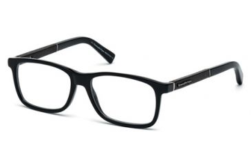 Image of Ermenegildo Zegna EZ5013 Eyeglass Frames - Shiny Black Frame Color