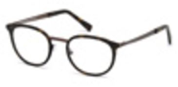 Image of Ermenegildo Zegna EZ5048 Eyeglass Frames - Dark Havana Frame Color