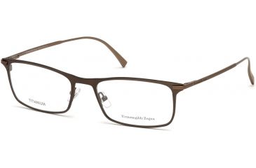 Image of Ermenegildo Zegna EZ5110 Eyeglass Frames - Dark Brown Frame Color
