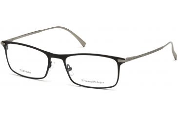 Image of Ermenegildo Zegna EZ5110 Eyeglass Frames - Shiny Black Frame Color