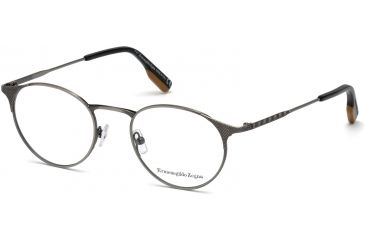 Image of Ermenegildo Zegna EZ5123 Eyeglass Frames - Shiny Gumetal Frame Color