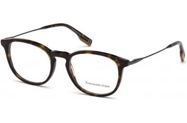 Image of Ermenegildo Zegna EZ5125 Eyeglass Frames - Dark Havana Frame Color