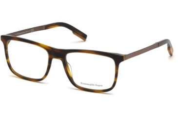 Image of Ermenegildo Zegna EZ5142 Eyeglass Frames - Coloured Havana Frame Color, Coloured Havana Lens Color