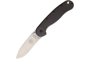 Image of Esee Avispa Framelock CF D2 Folding Knife,3.5in,D2 Tool Steel,Standard Edge,Stonewash,G10 Handle BRK1302CF