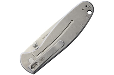 Image of Esee Expat Medellin Framelock Folding Knife, 3.5in Satin Aus-8 SS Drop Point, Thumb Stud, Pocket Clip, Black G10 Front Handle With Stonewash SS Back Handle, MEDELLIN-01