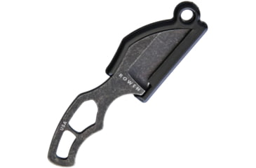Image of Esee Gibson Pinch Knife, 3.38in Overall, 1.25in Black Stonewash 1095Hc Steel Blade, One-Piece Construction, Black Nylon Sheath, PINCH
