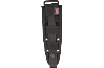 Image of Esee Izula MOLLE Back, 9in X 4in X .5in, Black Nylon Sheath, Black, IZULA-MOLLE-BACK-B