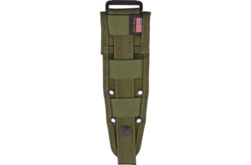 Image of Esee Izula MOLLE Back, 9in X 4in X .5in, OD Green Nylon Sheath, IZULA-MOLLE-BACK-OD