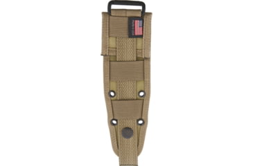 Image of Esee Izula MOLLE Back, 9in X 4in X .5in, Tan Nylon Sheath, IZULA-MOLLE-BACK-K