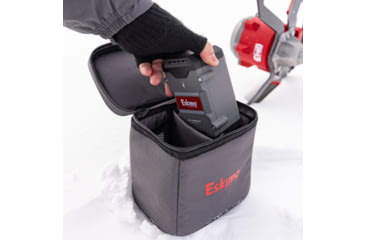 Image of Eskimo Battery Bag, Interior Pockets, 2 Batteries, Gray, 46080