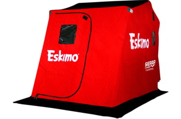 Image of Eskimo Shelter Flip 60 In Sled Sierra Thermal, Red/Black, 60x84x67in, 25250