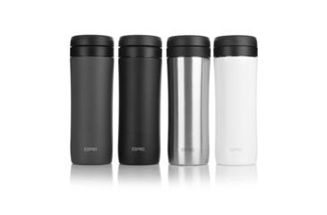 Image of ESPRO 12 oz Travel Tea Press, Gunmetal Grey Steel, 12 oz 5012T-17GR