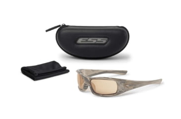 Image of ESS 5b Sunglasses Spin Camo Bone Frame, Hi-Def Bronze Lens, EE9006-23