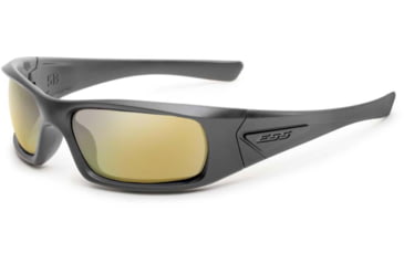 Image of ESS Craftsman 5B Sunglasses, Carbon Gray Frame, Mirrored Brass Lens, Medium, EE9006-25