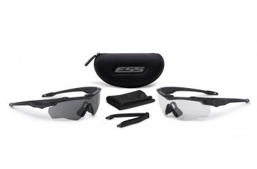 Image of ESS CrossBlade NARO 2X Shooting Glasses, Black, EE9034-03