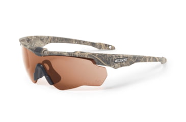 Image of ESS Crossblade NARO RealTree MAX7 Sunglasses, Camo Frame, Gray/Clear/HI-DEF Copper Lenses, EE9034-16