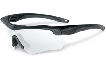 Image of ESS Crossbow 2X Eyeshields Shooting Safety Glasses, Black Frame, Clear/Smoke Lenses 740-0504