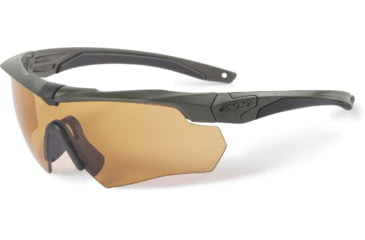 Image of ESS Crossbow Sunglasses, Stealth Olive Frame, HI-Def Bronze &amp; Gray Lens, EE9007-21