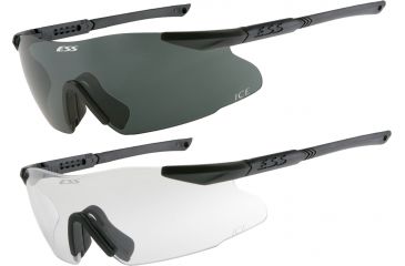 Image of ESS ICE-2X NARO Eyeshields, Narrow Fit - 5.5in Wide - 740-0001 