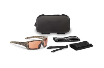 Image of ESS Rollbar RealTree MAX7 Sunglasses, Camo Frame, Gray/Clear/Mirrored Copper Lenses, EE9018-18