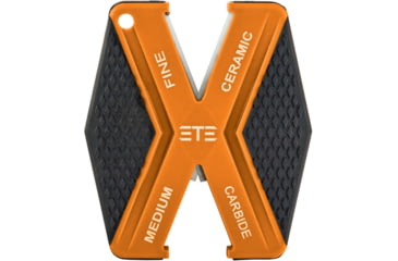 Image of ETE Super V Ceramic/Carbide, 3.3in X 2.9in X .85in, ABS Handle, Grit Fine L Medium, Use Carbide Insert For Medium Sharpening, Ceramic For Fine Edge, ETES5020