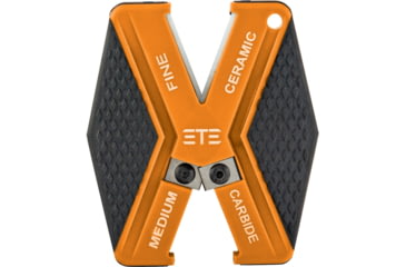 Image of ETE Super V Ceramic/Carbide, 3.3in X 2.9in X .85in, ABS Handle, Grit Fine L Medium, Use Carbide Insert For Medium Sharpening, Ceramic For Fine Edge, ETES5020