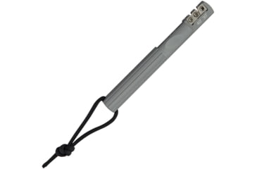 Image of ETE Two Stage Sharpener, 5.75in Overall, Gray Aluminum Handle, Dual Angle Carbide Sharpeners, One With 25 Degree Angle And One With 35 Degree Angle, ETES5000