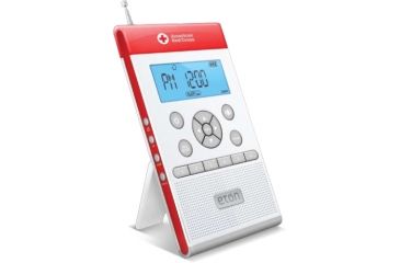 Image of Eton Arc Zoneguard Weather Alert Clock Radio, White ARCZG100W