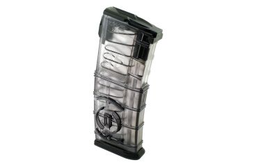 Image of ETS AR-15 Magazine W/Integrated Coupler 223/5.56 Translucent Black, 30 Rounds, AR1530C-30RD