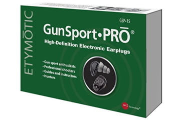 Image of Etymotic Research Gunsport Pro 25db Hd Electronic Ear Plugs, ER125-GSP15BN