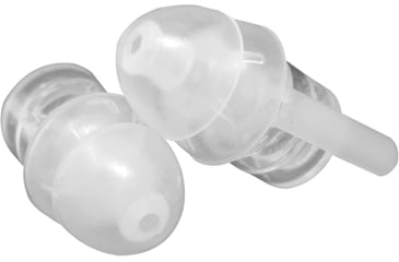 Image of Etymotic Research High-Fidelity Dual Flange Earplugs, Clear, Standard, Large, ER20XSD-UF-C