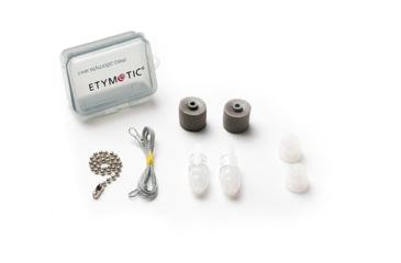 Image of Etymotic Research High-Fidelity Dual Flange Earplugs, Clear, Standard, Large, ER20XSD-UF-C