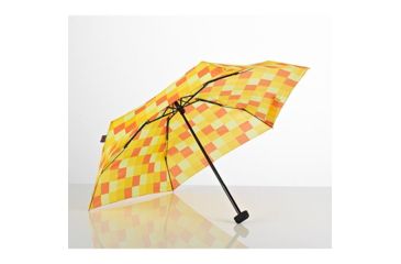 Image of EuroSCHIRM Dainty Umbrella, Yellow Squares, Yellow, 2 Year MFG Warranty, ESC-06588