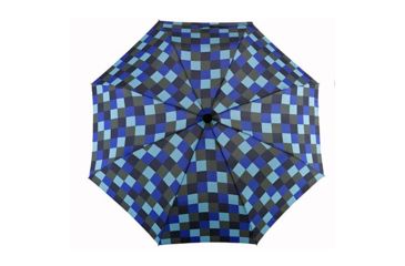 Image of EuroSCHIRM Swing Liteflex Umbrella, Blue Squares, Blue Squares, 2 Year MFG Warranty, ESC-06434